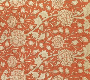 Diseño de papel tapiz de tulipanes, 1875 de William Morris